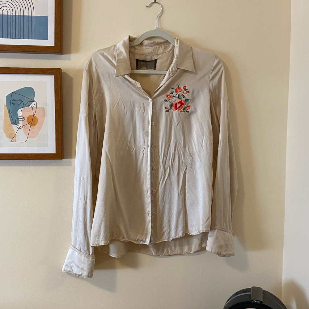 Reformation Silk Blouse